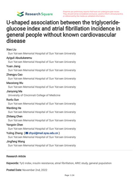 Association of the triglyceride glucose index as a measure of .